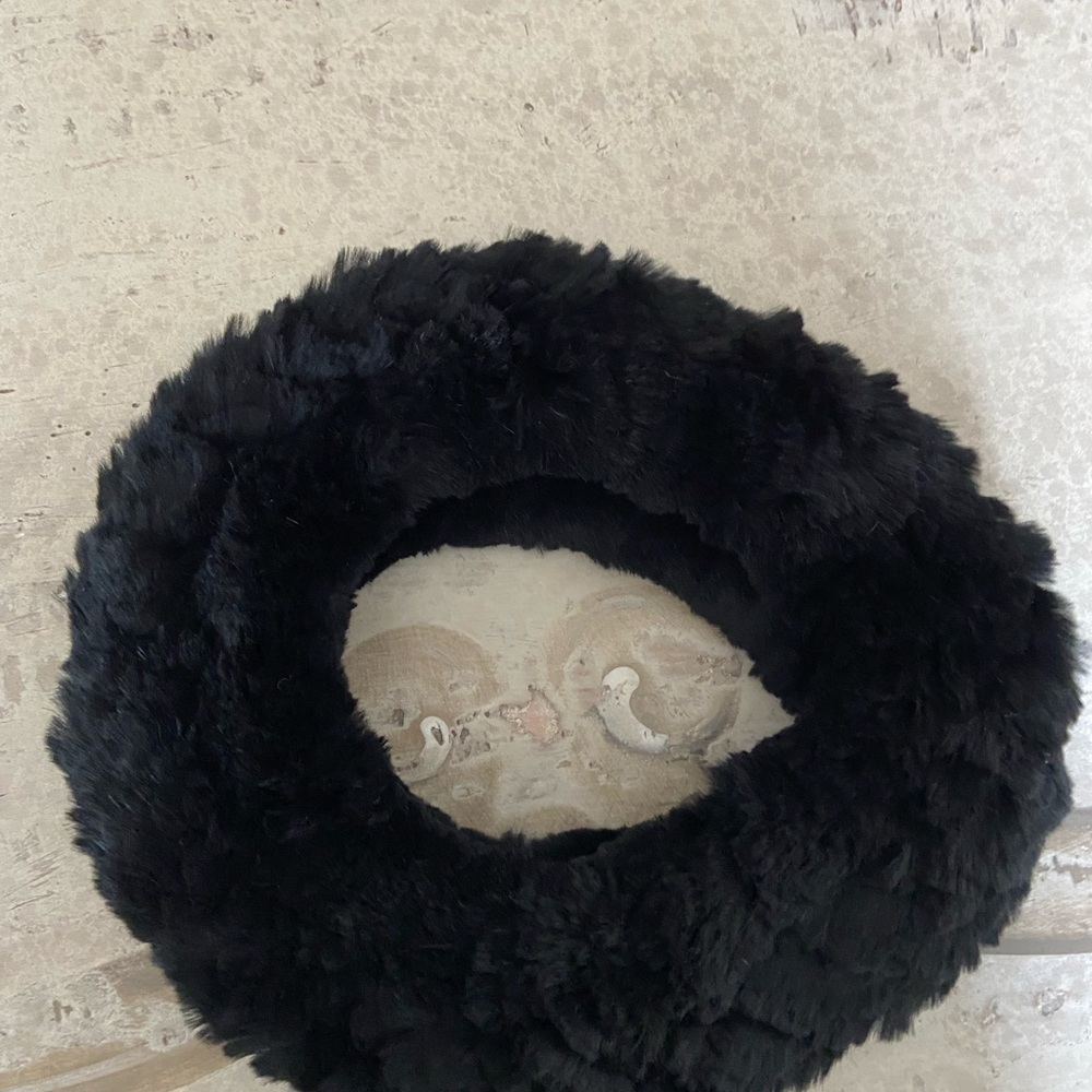 Black rabbit head band